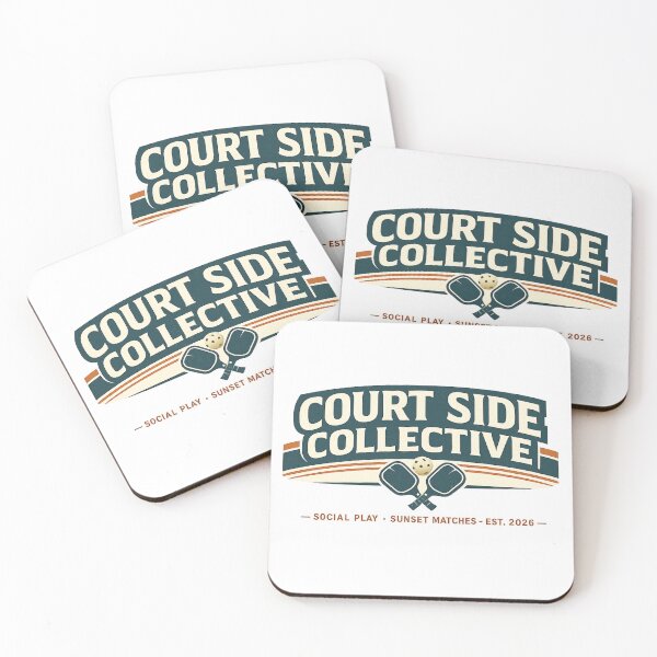 Item preview, Court Side Collective Shirt | Pickleball Social Club Apparel | Sunset Matches Vintage Paddle Sport Design designed and sold by The Daily Goods.