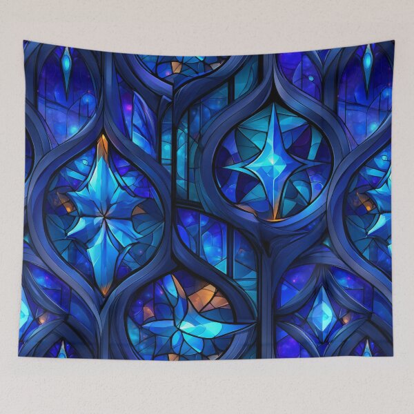 Item preview, Sapphire Stained Glass designed and sold by FrostyFrisby.