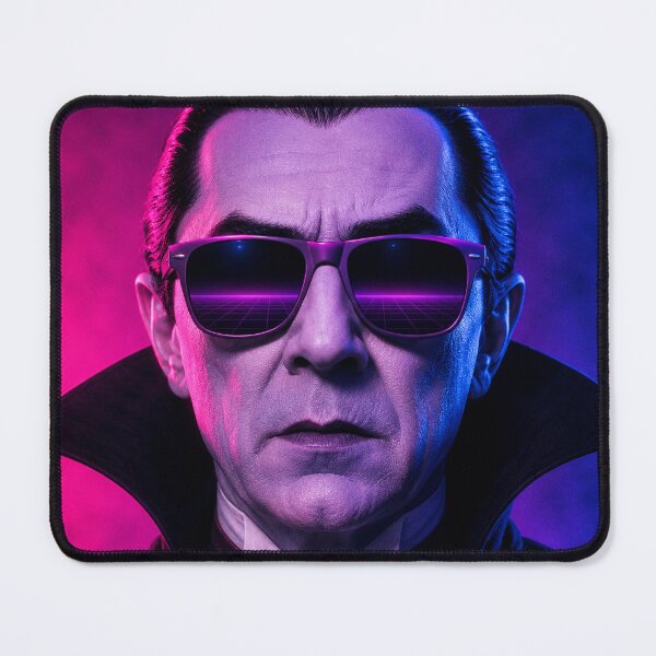 Item preview, Retro 80s Neon Synthwave Dracula - Prince of Radness designed and sold by TobinHood.