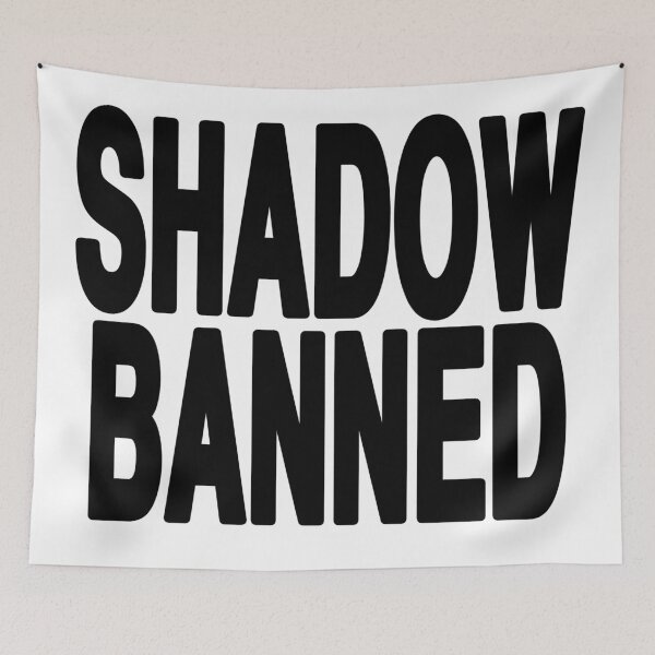 Item preview, SHADOW BANNED designed and sold by EigengrauART.