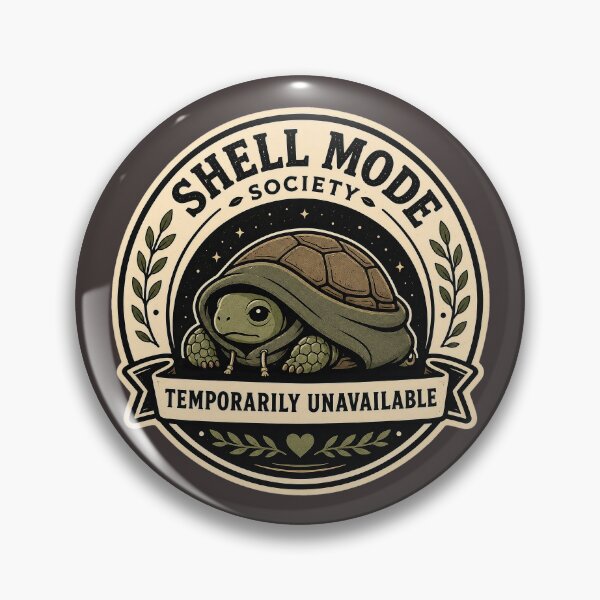 Item preview, Shell Mode Society Tortoise Hoodie - Temporarily Unavailable Cosy Introvert Design  designed and sold by Halejo68.