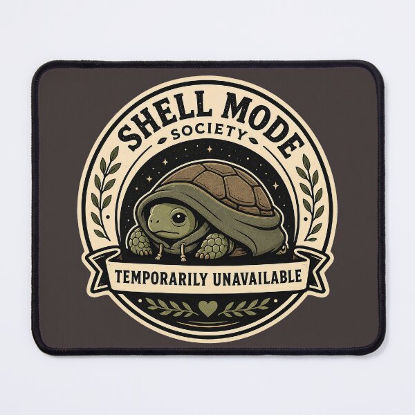Item preview, Shell Mode Society Tortoise Hoodie - Temporarily Unavailable Cosy Introvert Design designed and sold by Halejo68.