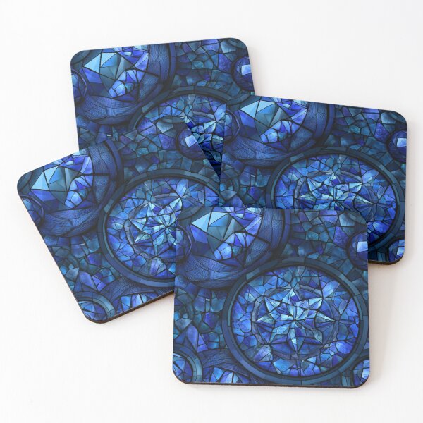 Item preview, Sapphire Stained Glass designed and sold by FrostyFrisby.