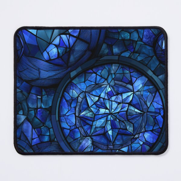 Item preview, Sapphire Stained Glass designed and sold by FrostyForge.