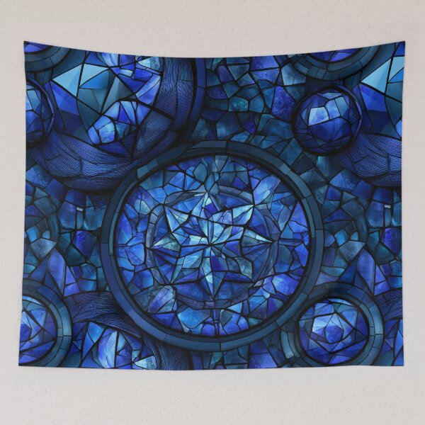 Item preview, Sapphire Stained Glass designed and sold by FrostyFrisby.