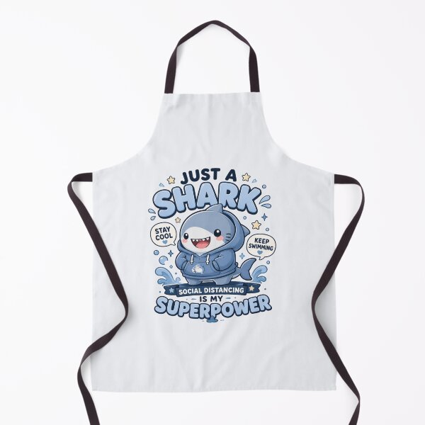 Item preview, Just A Shark With Super Powers | Kawaii Shark designed and sold by Noxivora.