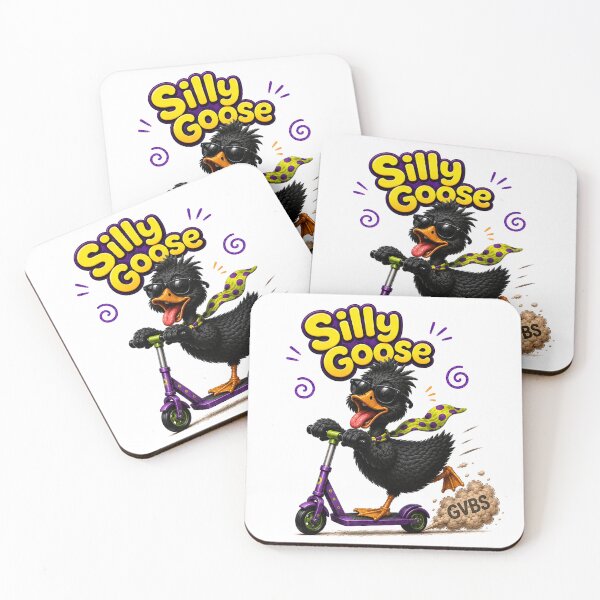 Item preview, Silly Goose Black Duck Cartoon | Funny GVBS Meme Bird | Chaotic Goofy Duck Art designed and sold by GVBShirts.