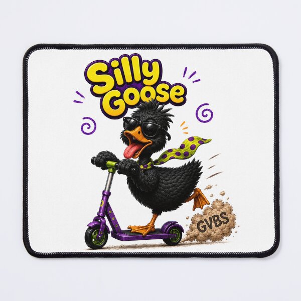 Item preview, Silly Goose Black Duck Cartoon | Funny GVBS Meme Bird | Chaotic Goofy Duck Art designed and sold by GVBShirts.