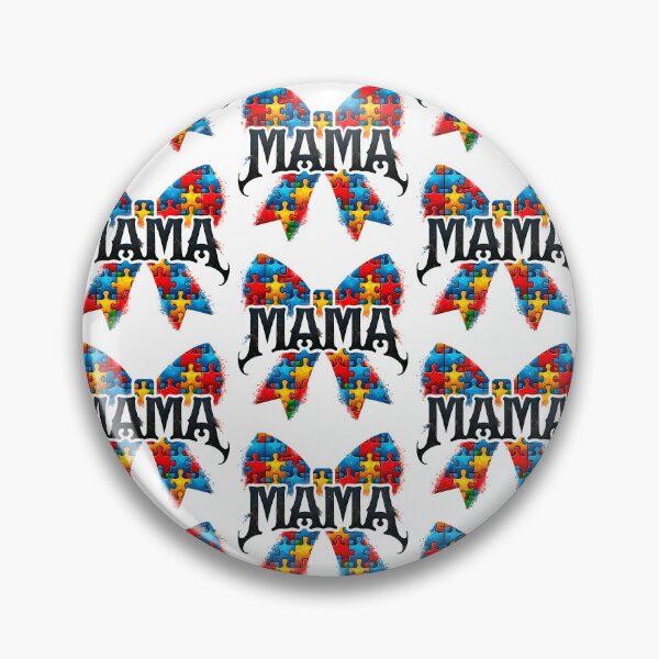 Item preview,     Proud Autism Mama Bow Design designed and sold by DewCreates.