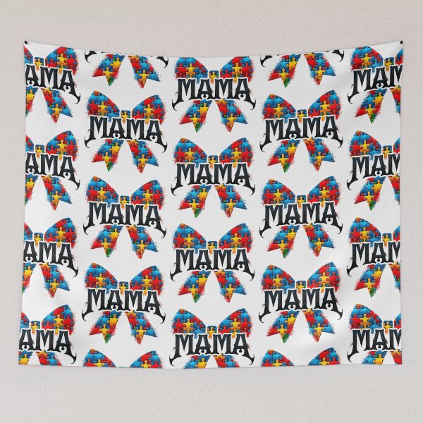 Item preview,     Proud Autism Mama Bow Design designed and sold by DewCreates.