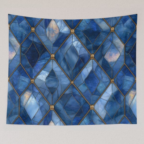 Item preview, Sapphire Stained Glass designed and sold by FrostyFrisby.