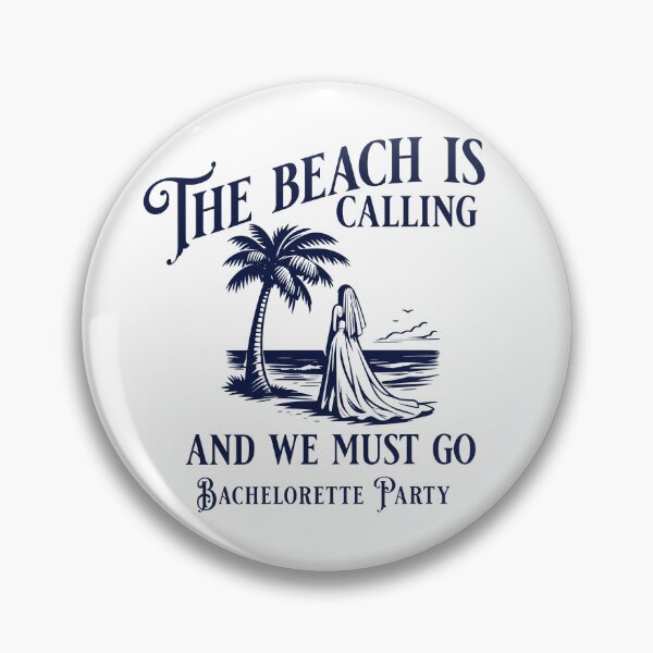 Item preview, The Beach Is Calling Bachelorette Party Bride designed and sold by GogaVibeRe.