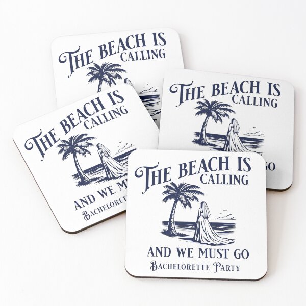 Item preview, The Beach Is Calling Bachelorette Party Bride designed and sold by GogaVibeRe.