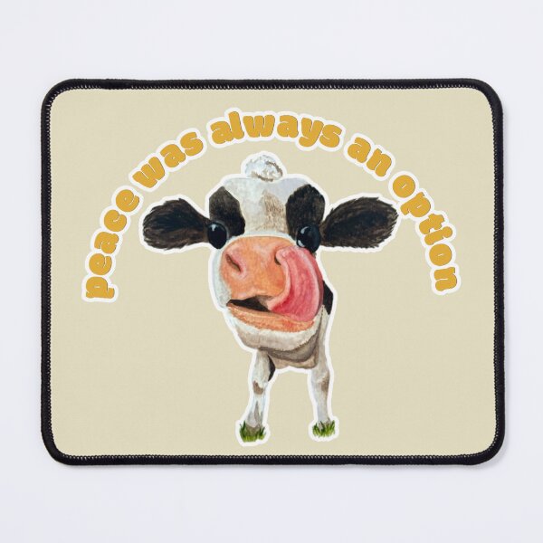 Item preview, Peace Was Always an Option Chamomile the Cow designed and sold by Blackberries & Moss.