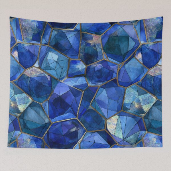 Item preview, Sapphire Stained Glass designed and sold by FrostyFrisby.