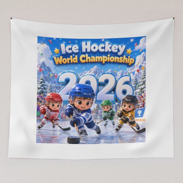 Item preview, Switzerland 2026 Ice Hockey – Puck, Sticks & Glory #wooden #hockey designed and sold by Fanybany.