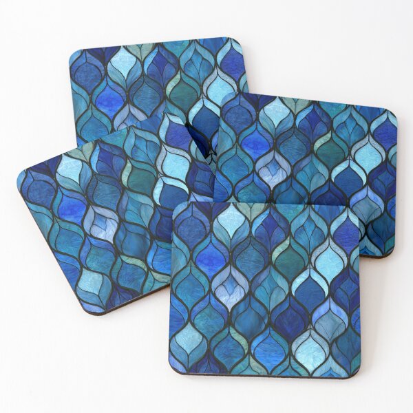 Item preview, Sapphire Stained Glass designed and sold by FrostyFrisby.