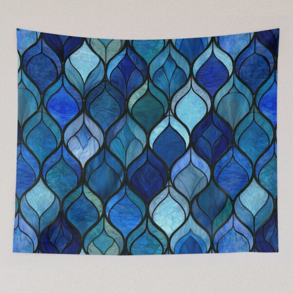 Item preview, Sapphire Stained Glass designed and sold by FrostyFrisby.