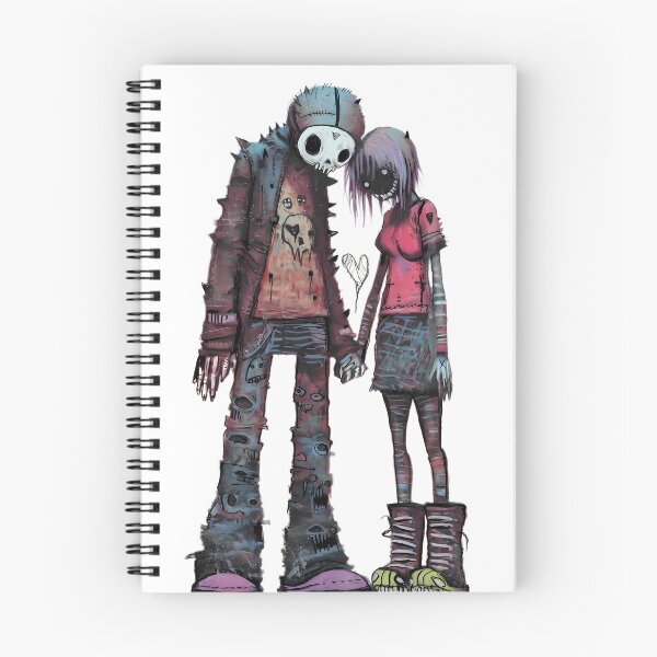 Item preview, Cursed Together – Dark Punk Love Story designed and sold by kitastylish.