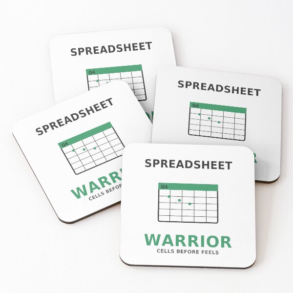 Item preview, Spreadsheet Warrior designed and sold by OfficeFighter.