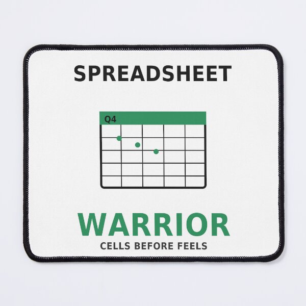 Item preview, Spreadsheet Warrior designed and sold by OfficeFighter.