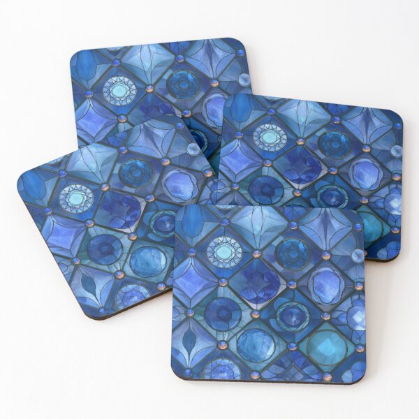 Item preview, Sapphire Stained Glass designed and sold by FrostyFrisby.