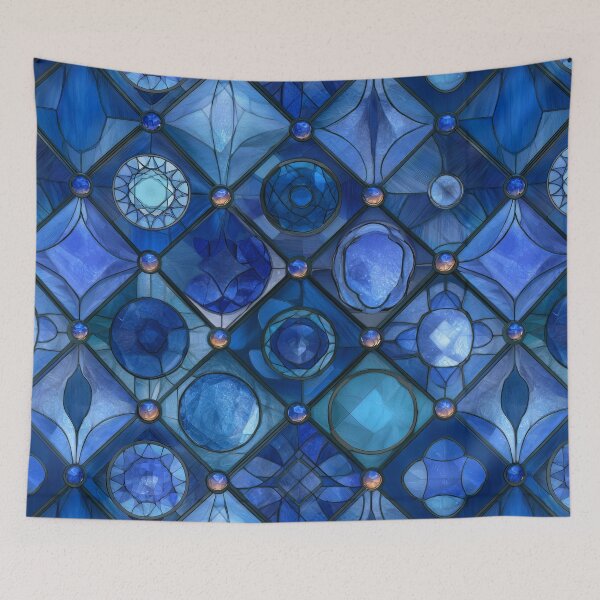 Item preview, Sapphire Stained Glass designed and sold by FrostyFrisby.