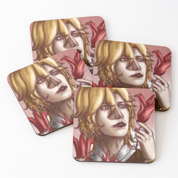 Item preview, Kaveh with Scarlet Flowers | Genshin Impact Aesthetic Portrait designed and sold by fishilx.
