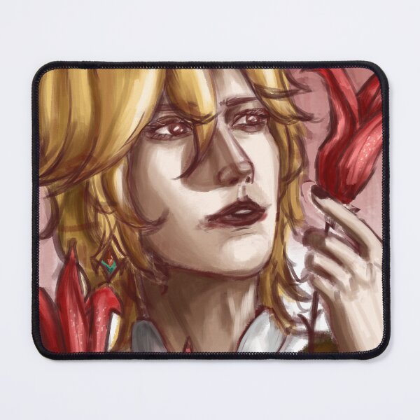 Item preview, Kaveh with Scarlet Flowers | Genshin Impact Aesthetic Portrait designed and sold by fishilx.