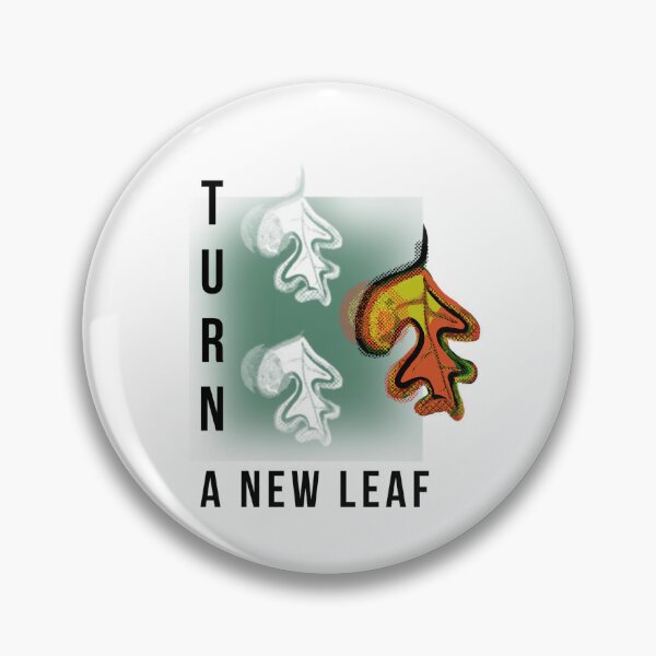 Item preview, Turn a New Leaf – Minimalist Leaf Illustration | Fresh Start Botanical Design designed and sold by ChiaraPagani.