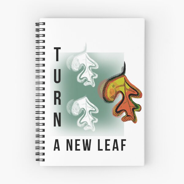 Item preview, Turn a New Leaf – Minimalist Leaf Illustration | Fresh Start Botanical Design designed and sold by ChiaraPagani.