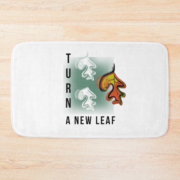Item preview, Turn a New Leaf – Minimalist Leaf Illustration | Fresh Start Botanical Design designed and sold by ChiaraPagani.