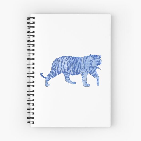 Artikelvorschau, Radierung eines blauen Tigers entworfen und verkauft von k-ittyb.