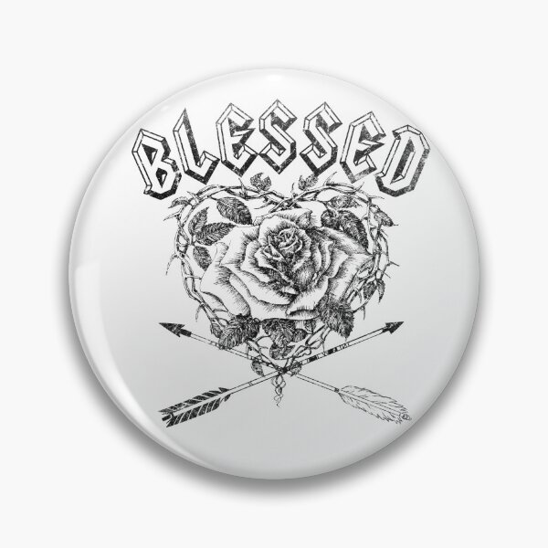 Item preview, Blessed Rose Gothic Heart Design designed and sold by The secret storage room.