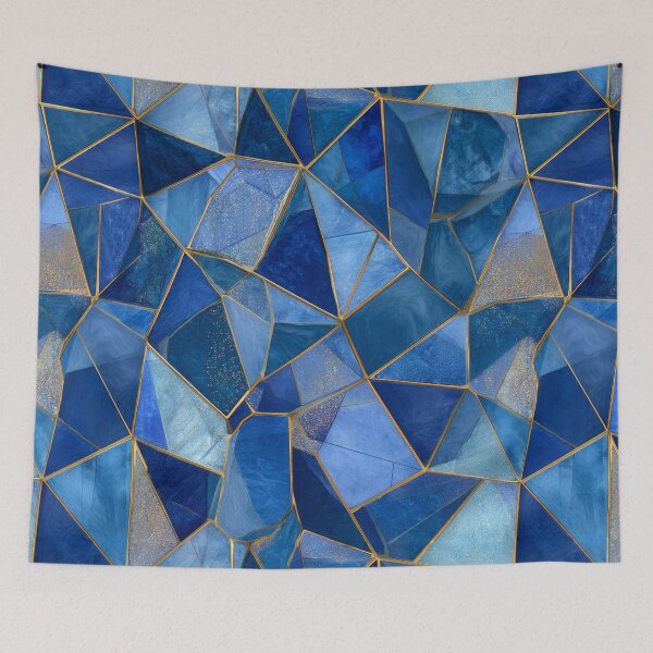 Item preview, Sapphire Stained Glass designed and sold by FrostyFrisby.