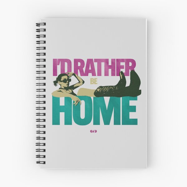 Item preview, Rather Be Home — Introvert Retro Collage Art designed and sold by Decorador de Corazones.
