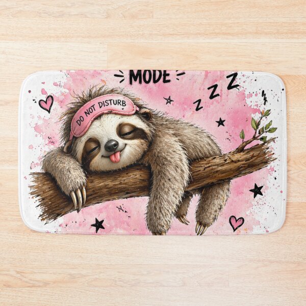 Item preview, Lazy Mode Sloth . Not Today Cute Sleeping Sloth Design designed and sold by aminz4.