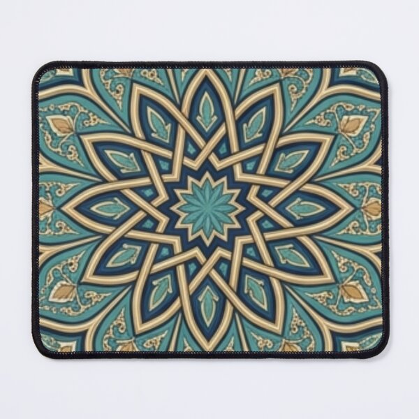 Item preview, Islamic Geometric Mandala Ornament Sticker - Traditional Islamic Art Geometric Pattern designed and sold by ItsArtisticLab.