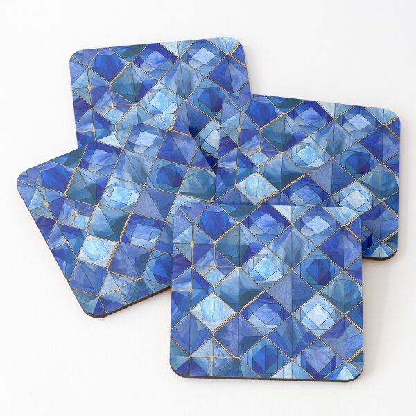 Item preview, Sapphire Stained Glass designed and sold by FrostyFrisby.