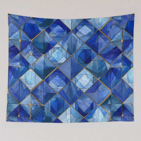 Item preview, Sapphire Stained Glass designed and sold by FrostyFrisby.