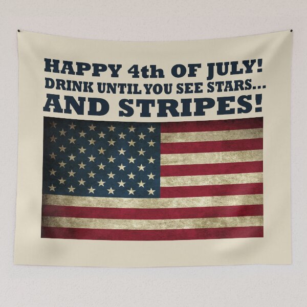 Item preview, Drink Until You See Stars and Stripes Happy Independenece Day America 4th of July Funny designed and sold by Alexaltay.