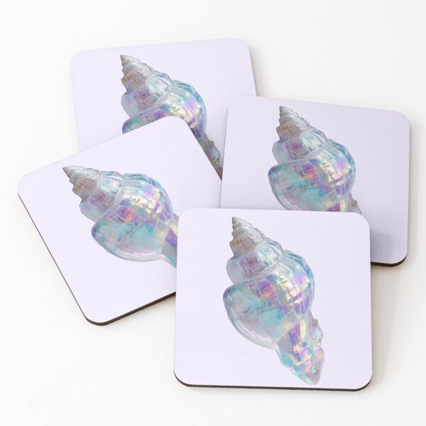Item preview, rainbow pearlescent conch shell it girl star girl sticker designed and sold by inainart.