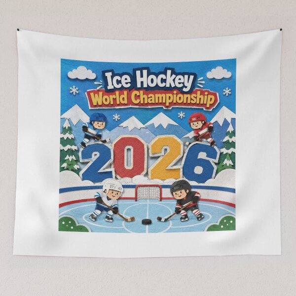 Item preview, Switzerland 2026 Ice Hockey – Puck, Sticks & Glory #wooden #hockey designed and sold by Fanybany.