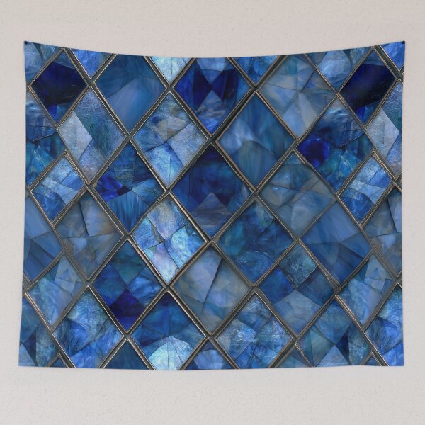 Item preview, Sapphire Stained Glass designed and sold by FrostyFrisby.