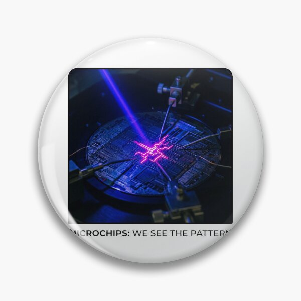 Item preview, Semiconductor Engineer UV Glow Wafer Art designed and sold by DuckOddity.