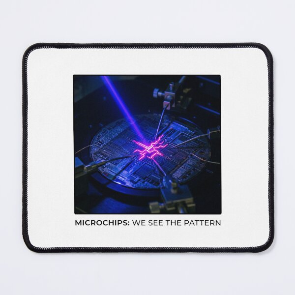 Item preview, Semiconductor Engineer UV Glow Wafer Art designed and sold by DuckOddity.