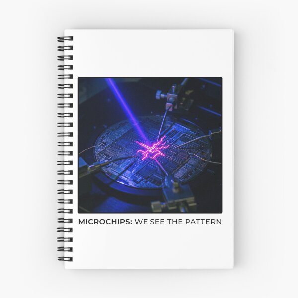 Item preview, Semiconductor Engineer UV Glow Wafer Art designed and sold by DuckOddity.