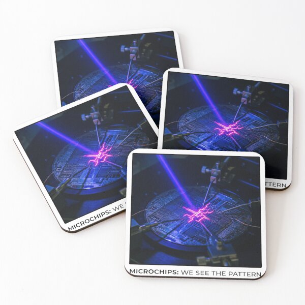 Item preview, Semiconductor Engineer UV Glow Wafer Art designed and sold by DuckOddity.