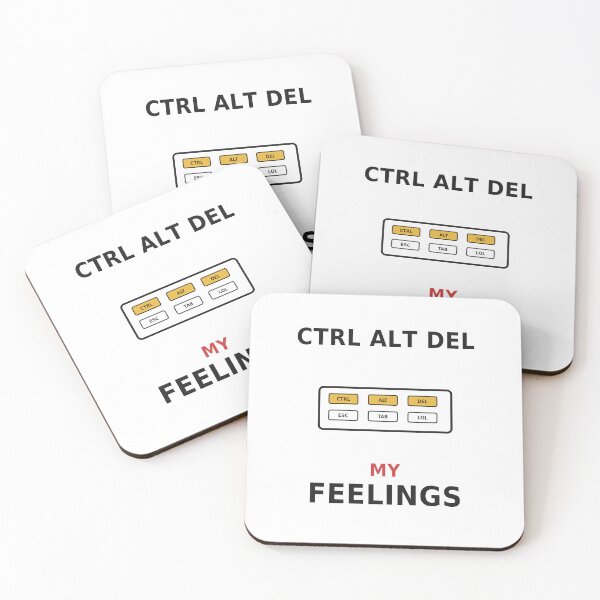 Item preview, Ctrl Alt Del My Feelings designed and sold by OfficeFighter.