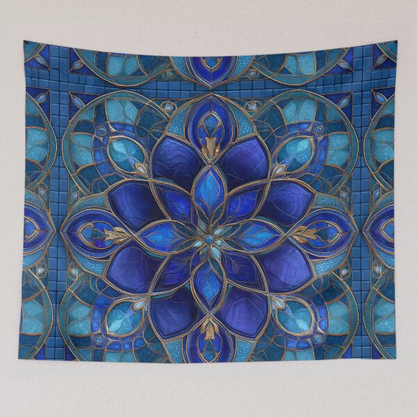 Item preview, Sapphire Stained Glass designed and sold by FrostyFrisby.